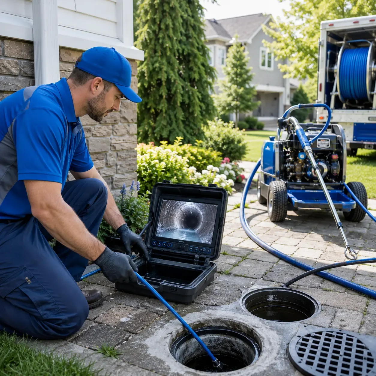 Outdoor drain cleaning professionals serving Aledo, TX
